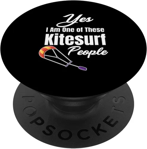 Vista 6 de Yes I Am One Of These Kitesurf People Sailboard Boating PopSockets MagSafe PopGrip for iPhone