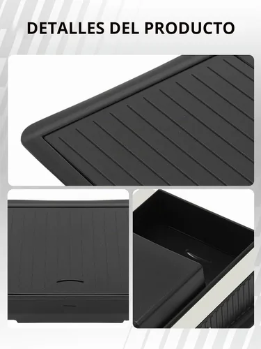 Vista 7 de YHTAUTO Caja de almacenamiento oculta con reposabrazos central para Tesla Apoyabrazos central oculto