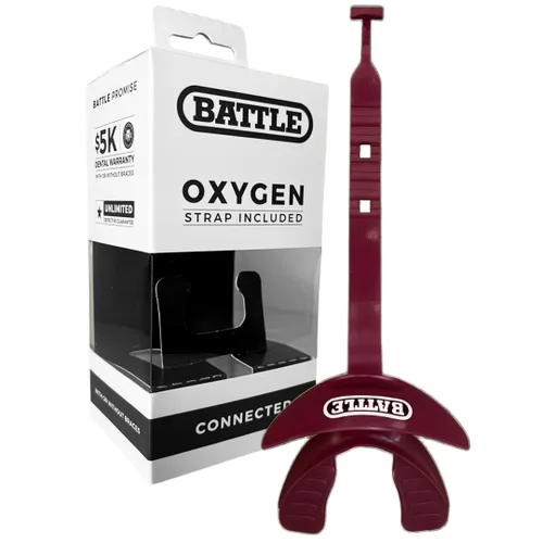 Vista 7 de Battle protector bucal con correa conectada, para labios, con oxígeno, 2.5