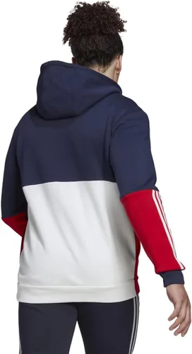 Vista 2 de adidas Sudadera con capucha Essentials Colorblock con cremallera completa para hombre