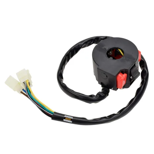 Vista 4 de HIAORS Interruptor de Luz de Parada del Arranque Izquierdo Enchufe Macho Compatible con TaoTao Coolster ATV 125cc 110cc 90cc 70cc 50cc RoKeta Sunl