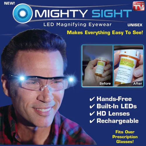 Vista 5 de Ontel Mighty Sight - Gafas de aumento LED