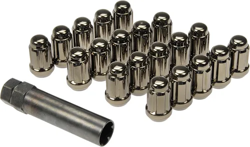 Vista 5 de Dorman 711-255H - Juego de cerraduras de accionamiento con estrías Gunmetal 1/2-20 compatibles con modelos seleccionados, paquete de 20