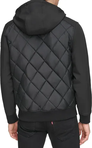 Vista 4 de Kenneth Cole Chaqueta con capucha de jersey para hombre