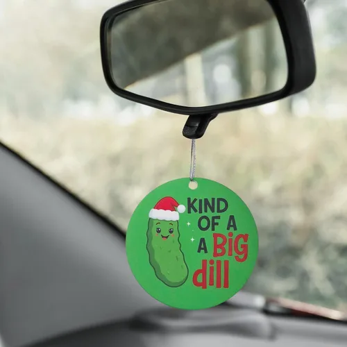 Vista 5 de Adornos divertidos: novedad "Kind of a Big Dill" para compañeros de trabajo, intercambio de elefantes blancos y humor para adultos