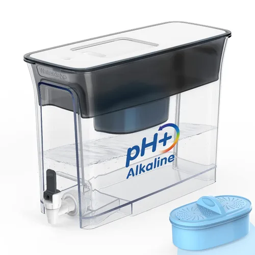 Vista 10 de Waterdrop WFD-02L Dispensador de filtro de agua de 35 tazas, reducción de Negro