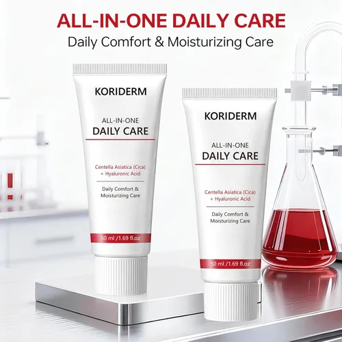 Vista 2 de KKP - Crema hidratante facial todo en uno, loción facial diaria todo en uno con colágeno y ácido hialurónico de Centella Asiática, hidrata, reafirma