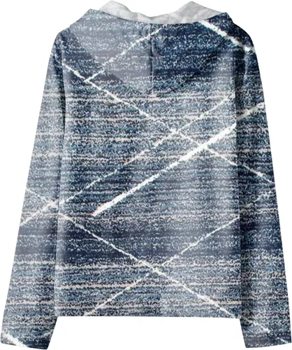Vista 2 de Sudaderas con capucha con cremallera para hombre, sudadera deportiva de algodón con capucha y estampado cálido