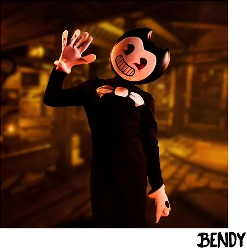 Vista 6 de Disfraz clásico para niños con estilo de «Bendy And The Ink Machine»