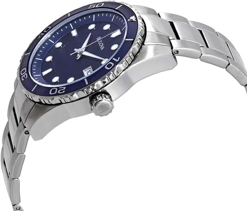 Vista 4 de Bulova Mens Analogue Quartz Watch with Stainless Steel Strap 98A194, Multicolour, Bracelet