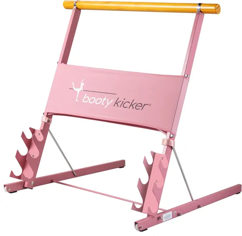 Vista 10 de Portable Folding Exercise Bar for Barre, Balance and Ballet Home Workouts, Strong Freestanding Stable Design