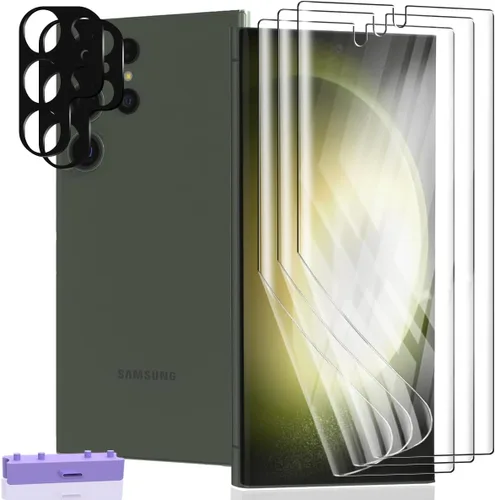 Vista 30 de 1 protector de pantalla de vidrio templado compatible con Nintendo Switch 2, dureza 9H, arañazos, película transparente HD, fácil de instalar