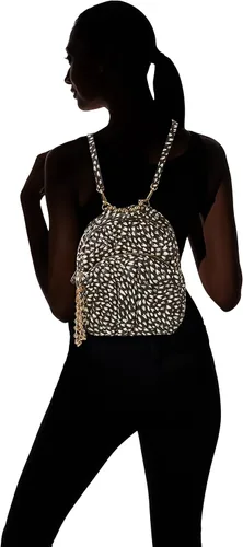 Vista 7 de Betsey Johnson Queen of Hearts - Mochila midi para mujer, color negro, talla única, Negro -, Betsey Johnson Queen of Hearts - Mochila midi