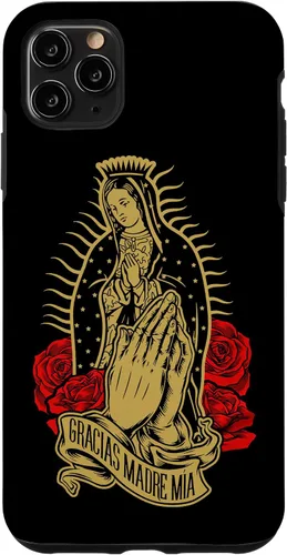 Vista 13 de Our Lady Virgen De Guadalupe Virgen Mary Gracias Madre Mía - Carcasa para iPhone 17