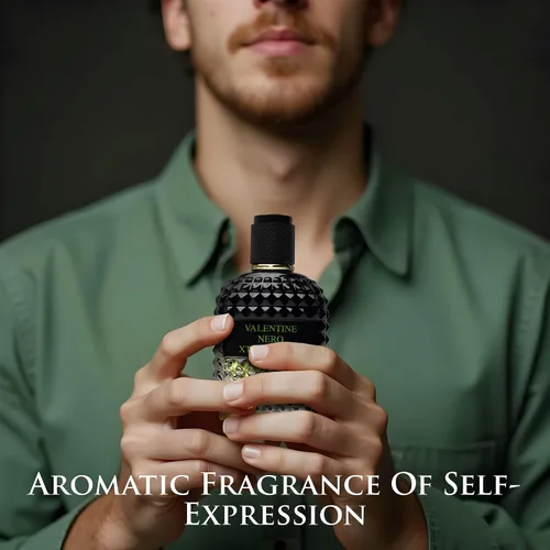 Vista 6 de Valentine Nero Xtravagant para Hombre - Fragancia Oriental Fougere - Notas Superiores de Bergamota Calabresa y Acorde de Café Espresso - Fragancias