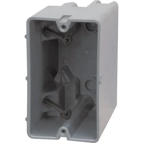 Vista 15 de Southwire MSBMMT1G Caja de dispositivo de montaje múltiple de 1 banda con profundidad ajustable; resistente 42 libras