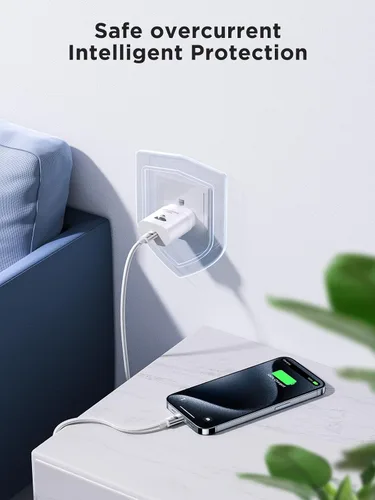 Vista 6 de Cargador para iPhone 15 Pro, cargador USB tipo C de 25 W, bloque de carga rápida con cable de carga USB C de 6 pies para Apple iPhone 15/15 Plus/15