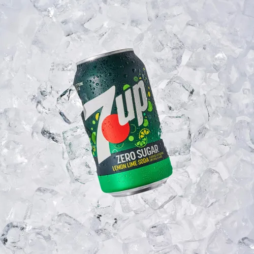 Vista 6 de 7UP Zero Sugar Lemon Lime Soda, latas de 12 onzas líquidas (paquete de 12)