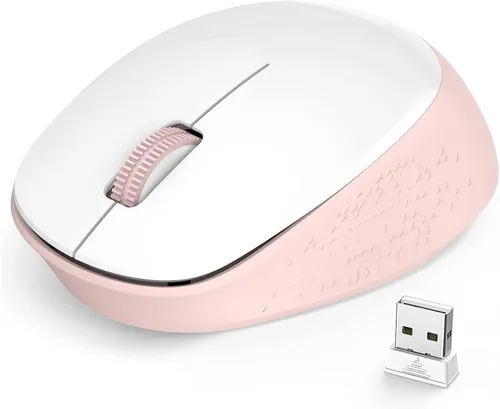 Vista 8 de LeadsaiL Mouse inalámbrico para laptop, mouse USB silencioso de 2.4 GHz, mouse óptico delgado con 3 botones, 1600 DPI, funciona con Windows, Mac