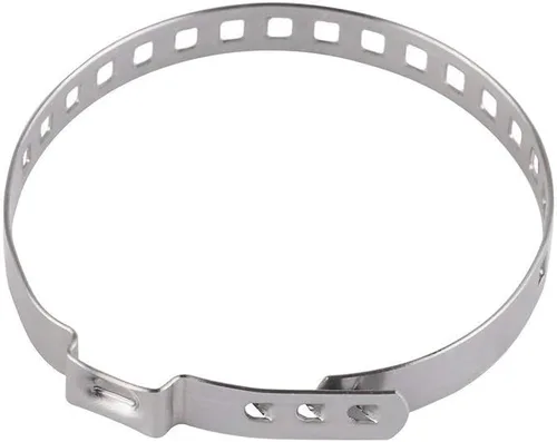 Vista 3 de Kit de abrazaderas de arranque de eje CV universal ajustable de acero inoxidable, abrazadera de bota CV 30 piezas