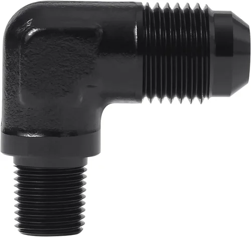 Vista 56 de EVIL ENERGY Adaptador de ajuste de 6AN a 3/8" NPT macho de 90 grados, aluminio