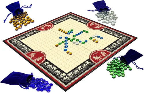 Vista 4 de Pente Deluxe, de Winning Moves Games USA, juego de estrategia familiar de captura de piedras para 2 a 4 jugadores, a partir de 8 años Capture