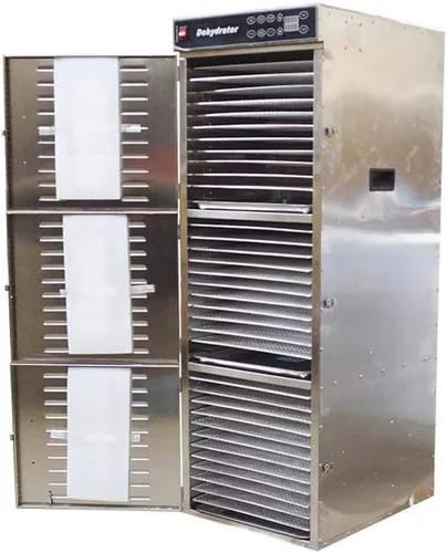Vista 7 de Deshidratador de alimentos de acero inoxidable con control de temperatura digital táctil para carne seca hierbas, frutas, verduras, golosinas