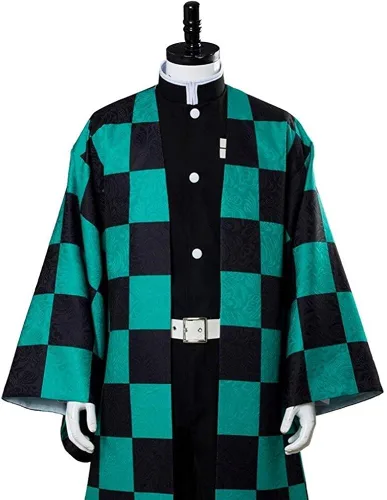 Vista 4 de Cosplay Life Demon Killer Vanquisher Complete Anime Costume Set Kimono Cardigan - Halloween Outfit For Unisex Adult