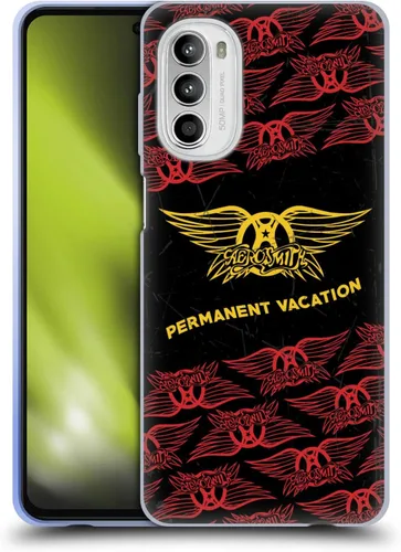 Vista 64 de Head Case Designs Officially Licensed Aerosmith Back in The Saddle Again Classics Gel Case [Military Grade Protection] Compatible with Moto E7