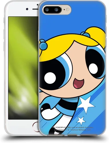 Vista 80 de Head Case Designs Funda de gel suave con licencia oficial de The Powerpuff Girls Blossom Graphics compatible con Apple iPhone 7 Plus/iPhone 8 Plus