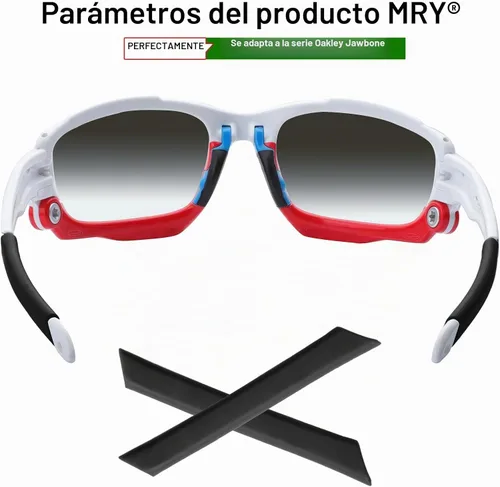 Vista 3 de Mryok Auriculares de repuesto para Oakley Jawbone/Racing Jacket/Split Jacket - Opt Negro
