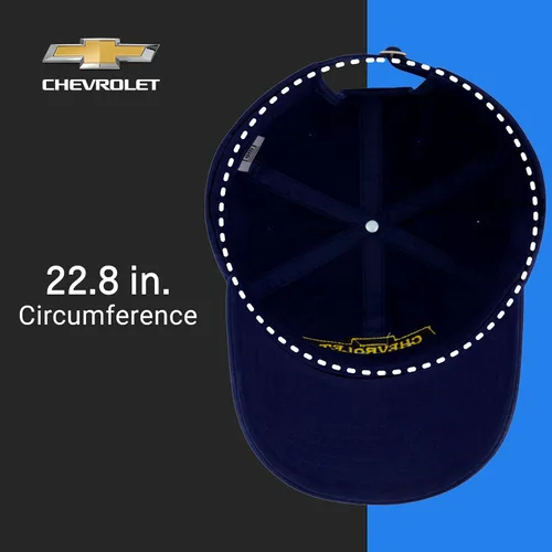 Vista 5 de Concept One Chevrolet Dad - Gorra de béisbol ajustable de algodón con logotipo y ala curvada
