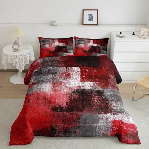 Vista 35 de Erosebridal Juego de ropa de cama turquesa tamaño individual para niños y niños, color verde azulado y gris degradado para niñas y adultos, relleno