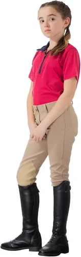 Vista 5 de HORZE Camiseta de manga corta para niños, técnica que absorbe la humedad, equitación ecuestre Malla debajo de las mangas, protección UV