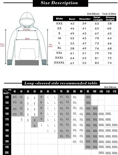 Vista 2 de Sudaderas con capucha unisex de manga larga con capucha para otoño e invierno con bolsillo