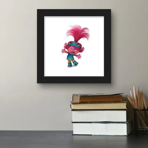 Vista 4 de Trends International Gallery Pops Trolls Band Together - Póster de pared de amapola, 12.00 x 12.00 pulgadas, versión de marco negro