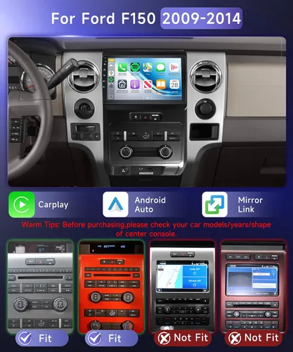 Vista 2 de MAHVEC 4G+64G Android 15 Radio de coche estéreo para Ford F150 2009-2014