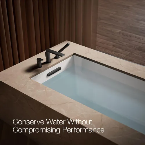 Vista 9 de KOHLER 73078-4-BL Composed™ Grifo de baño monomando para montaje en cubierta con ducha de mano, negro mate Mate negro