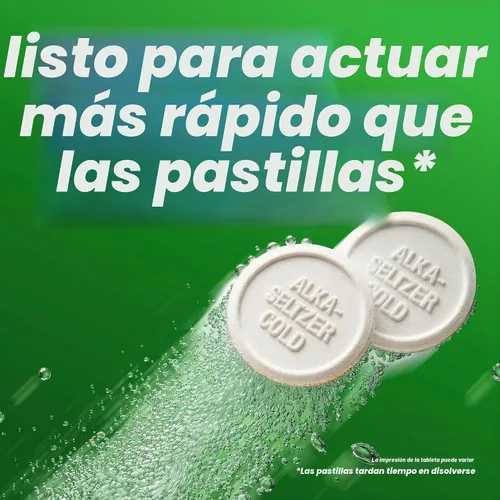 Vista 3 de Alka-Seltzer Plus tabletas efervescentes PowerFast Fizz para resfriado severo, alivio de síntomas de resfriado nocturno, 24