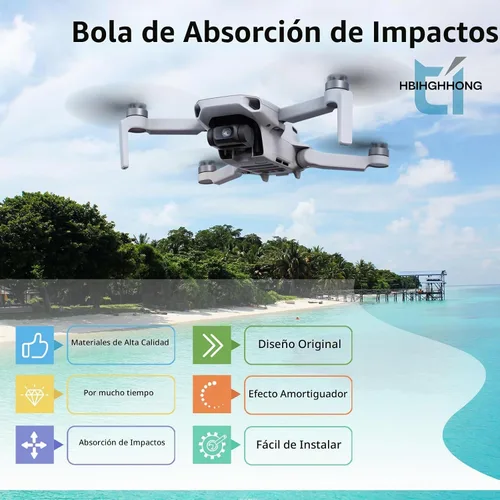 Vista 4 de Repuesto para DJI MiNi 2 Gimbal de absorción de impactos de goma para DJI Mavic Mini 4K Amortiguador Bola Mini SE/Mini 2 SE Amortiguador de goma