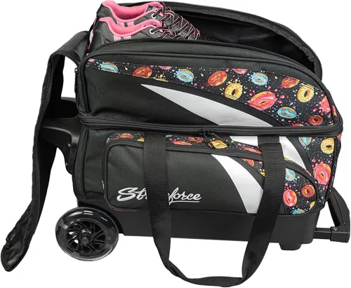 Vista 5 de KR Strikeforce Rodillo doble liso Cruiser con compartimento para zapatos y bolsillo lateral para accesorios Donas