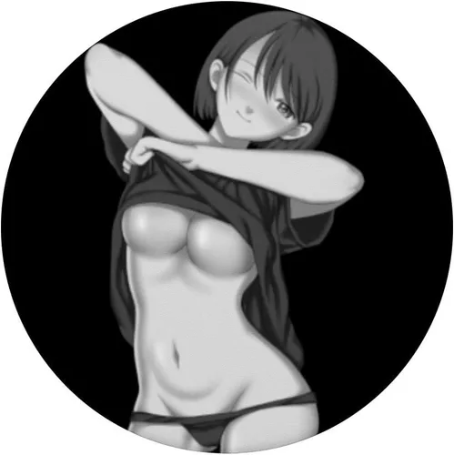 Vista 3 de Hentai Manga Anime Waifu Japonés Sexy Girl Ahegao senpai PopSockets Agarre y soporte para teléfonos y tabletas, Negro