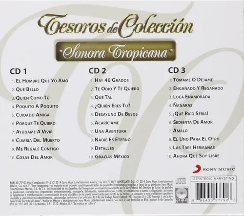 Vista 2 de Sonora Tropicana : Tesoros De Coleccion 3CDs