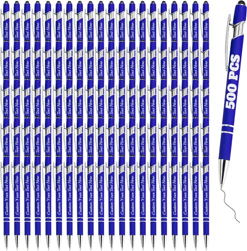 Vista 78 de Bolígrafos personalizados a granel 10 con nombre, grabados con punta de lápiz, bolígrafos de bola personalizados de escritura suave, regalos