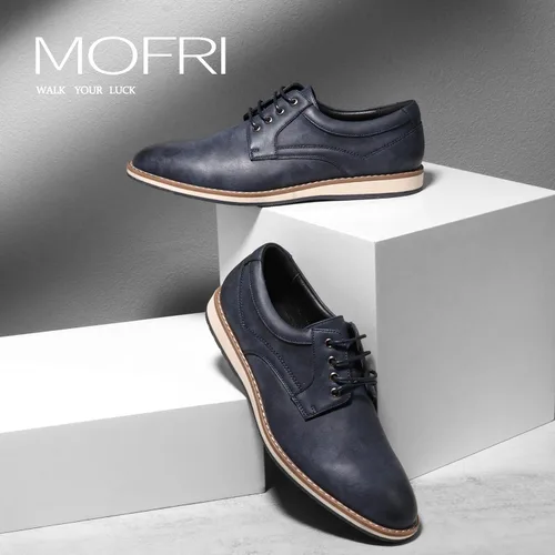 Vista 3 de Mofri - Zapatos de vestir para hombre, estilo informal o formal Oxford
