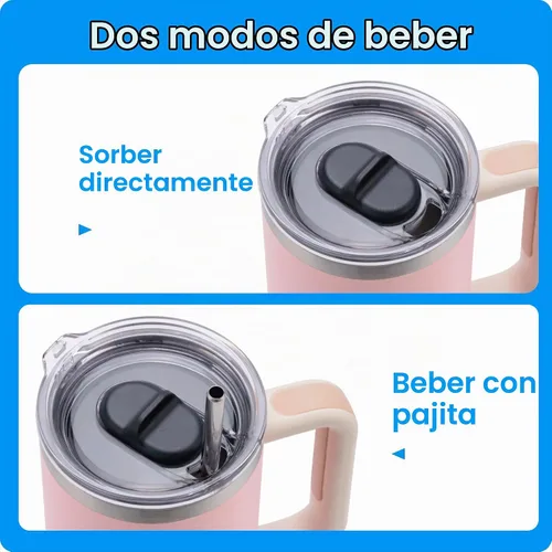 Vista 4 de Tapa de repuesto de 30 onzas para Stanley Quencher H2.0 FlowState Tumber, tapa a prueba de fugas apta para vaso Stanley Cup, cubierta de vaso 1