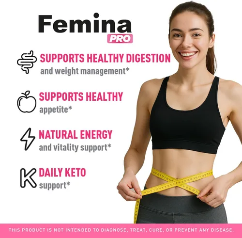 Vista 2 de FeminaPro - Fórmula nocturna avanzada, FeminaPro Nighttime Máxima Fuerza para Salud y Bienestar, FeminaPro Pastillas nocturnas para mujeres