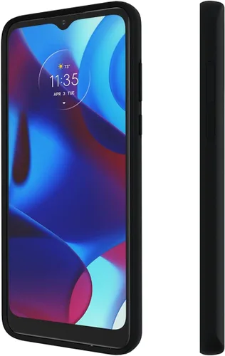 Vista 3 de Motorola Funda protectora para Moto G Pure (2021), ajuste de precisión, elegantes fundas para teléfonos con absorción de golpes, color negro