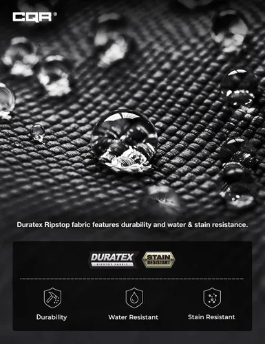 Vista 7 de CQR Pantalones tácticos para hombre, resistentes al agua, pantalones cargo Ripstop, ligeros EDC trabajo, senderismo, ropa para exteriores