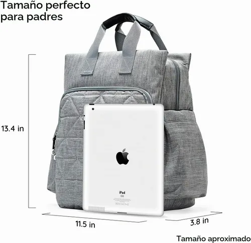 Vista 5 de SOHO, Colecciones, Kenneth, Paquete de Espalda de 5 Bolsas de Pañales.